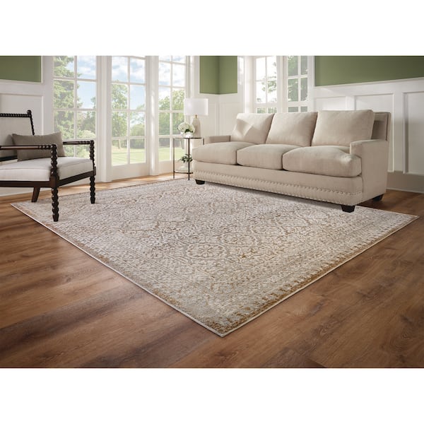 8 ft. x 10 ft. Brown Morrow Area Rug