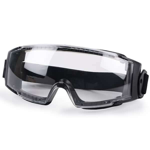 SplashPro Safety Goggles Over Glasses, ANSI Z87. 1 Eye Protection with Anti-Fog, Anti-Scratch and UV400 Lenses (1-Pack)