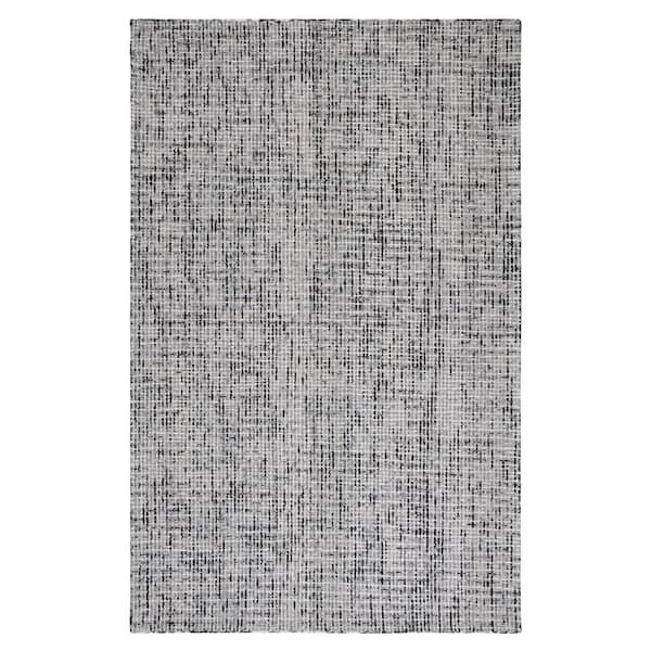 SAFAVIEH Abstract Dark Gray/Ivory 6 ft. x 9 ft. Speckled Area Rug