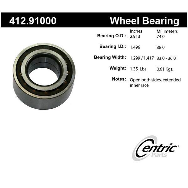 Centric Parts Wheel Bearing