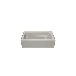 Primo 60 in. x 32 in. Soaking Bathtub with Left Drain in Oyster
