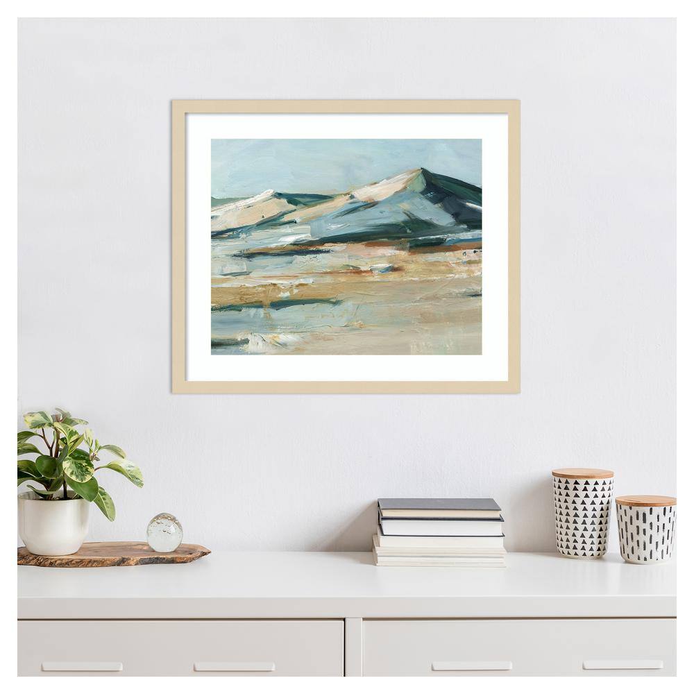 Ethan Harper Svelte Natural Framed Abstract Landscape Print