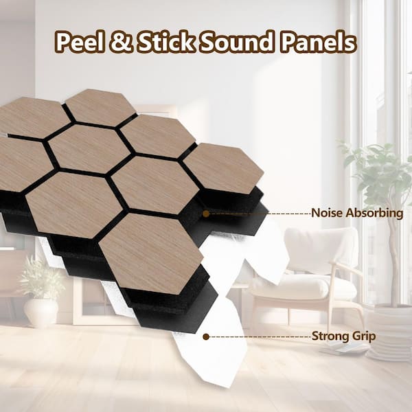 ASOLO/Parete　Nord　GV/新品未使用品/27㎝JP Owndeign 0.7 in. x 2 ft. x 2.5 ft. Walnut Wood Acoustic Panels