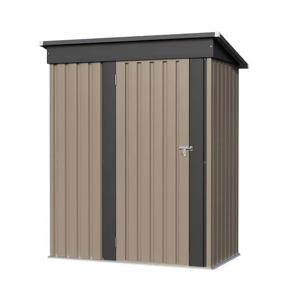 Lofka 5 ft. x 3 ft. (15 sq. ft.) Galvanized Metal Outdoor Storage