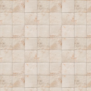 Farmstead Off White 8 in. x 8 in. Textured Porcelain Concrete Look Wall and Floor Tile (10.763 sq. ft. /Case)