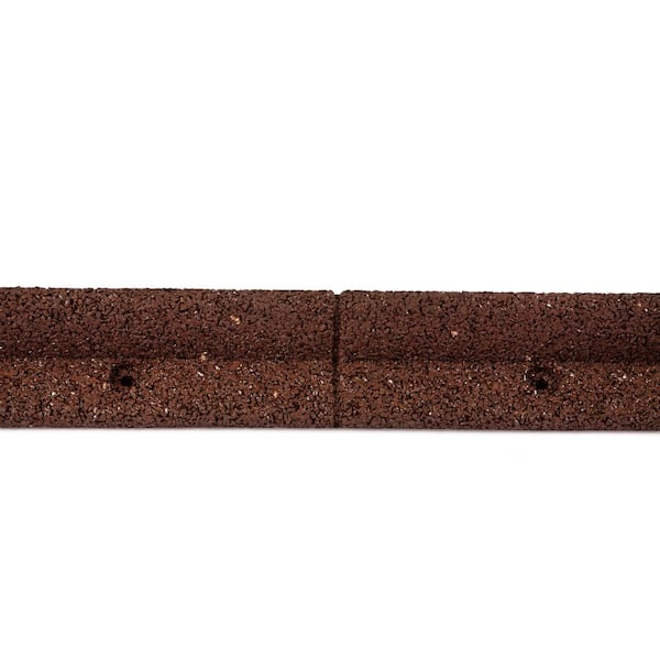 EcoBorder 4 ft. Brown Rubber Landscape Edging (6-Pack)