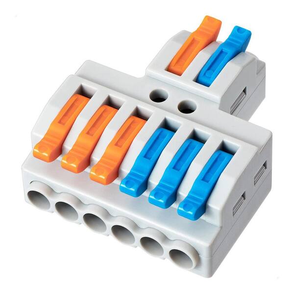 EKIEUDL 132-PCS 125-Volt Ring Terminals Wire Connector