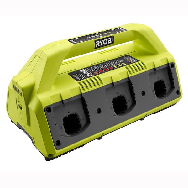Anoi account Amphibious RYOBI ONE+ 18V 6-Port Dual Chemistry IntelliPort SUPERCHARGER with USB Port  P135 - The Home Depot