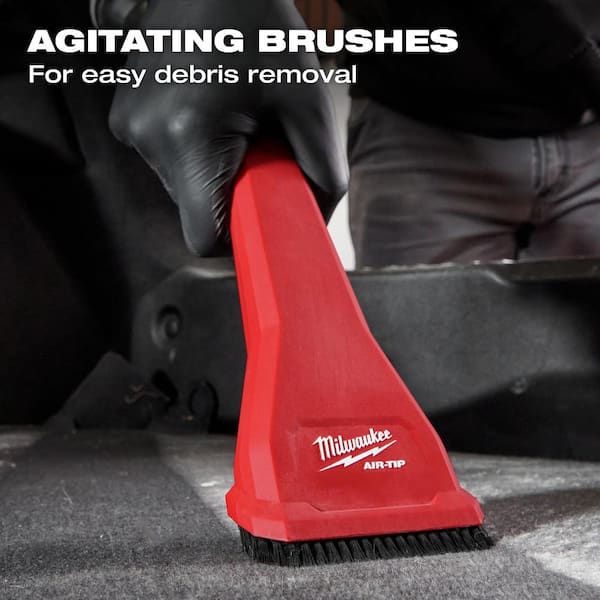 Milwaukee - AIR-TIP CLAW UTIL NOZZLE W/BRUSHES Wet/Dry Vacuum Attachment