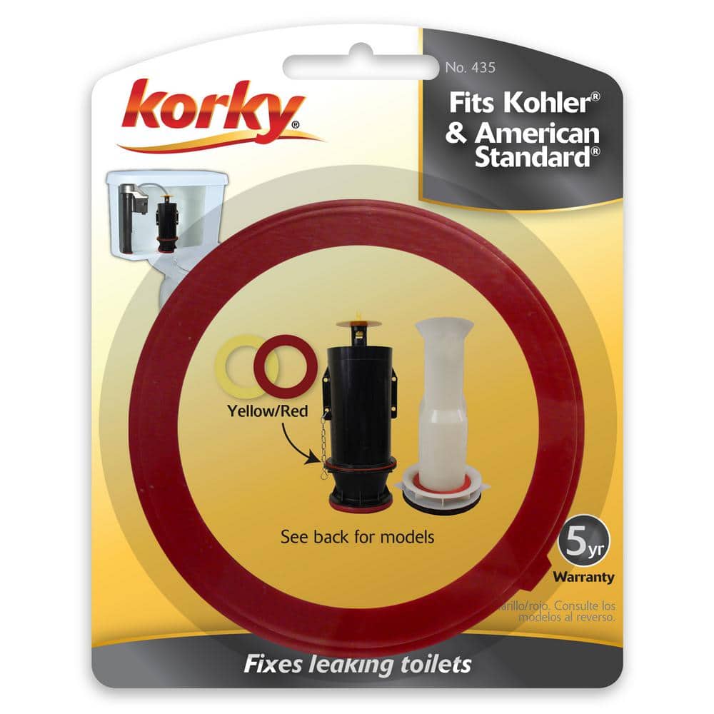 Korky Universal Red Rubber 3" Valve Seal Kit