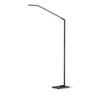 Transit 78 in. H Linear Dimmable LED Floor Lamp, - Black