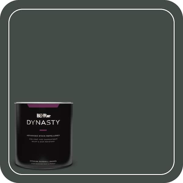 BEHR DYNASTY 1 qt. Home Decorators Collection #HDC-CL-21 Sporting Green Eggshell Enamel Interior Stain-Blocking Paint & Primer
