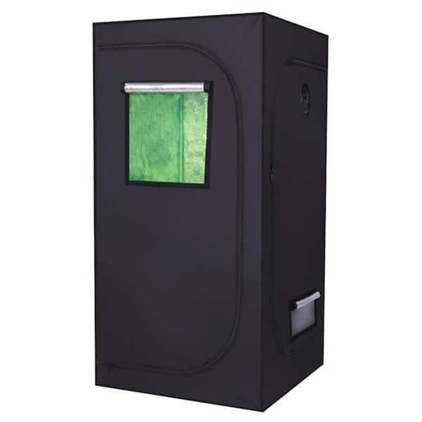 Unbranded 3 ft. x 3 ft. Green and Black Plant Grow Tent