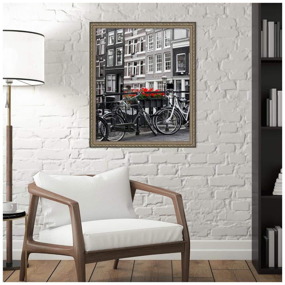 Parisian Silver Ornate Wood Wall Picture Frame 20x24 inches