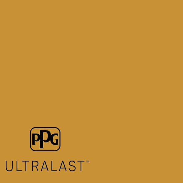 PPG UltraLast 1 qt. #PPG1209-7 Mecca Gold Matte Interior Paint and Primer