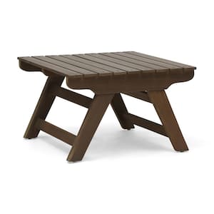 Sedona Grey Square Acacia Wood Outdoor Patio Side Table