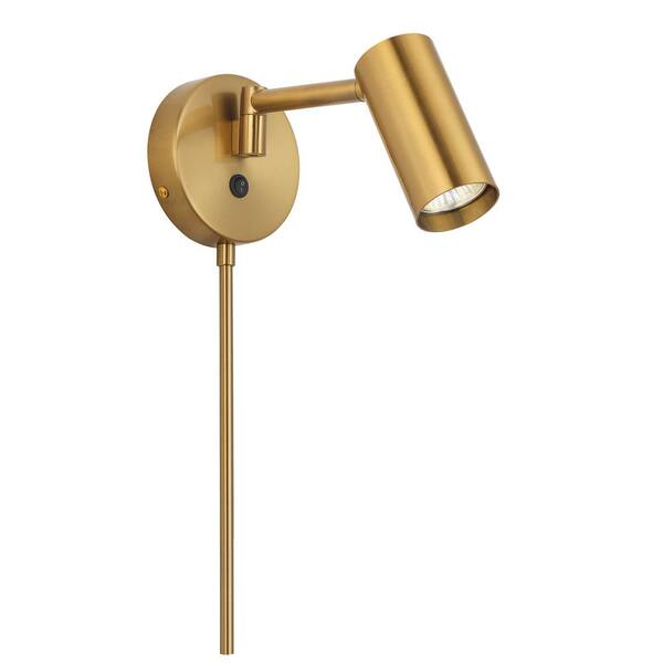Dainolite Stanly 1 Light Aged Brass Wall Sconce