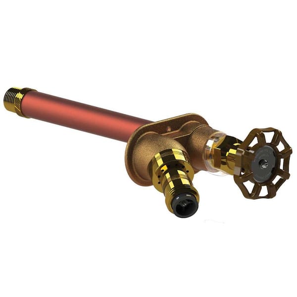 Woodford 3/4 in. x 3/4 in. MPT x Female Sweat x 10 in. L Freezeless Draining Sillcock with 50HA Backflow Preventer