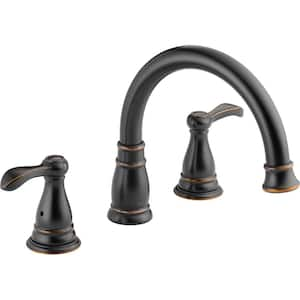 Porter 2-Handle Deck-Mount Roman Tub Faucet in Oil-Rubbed Bronze