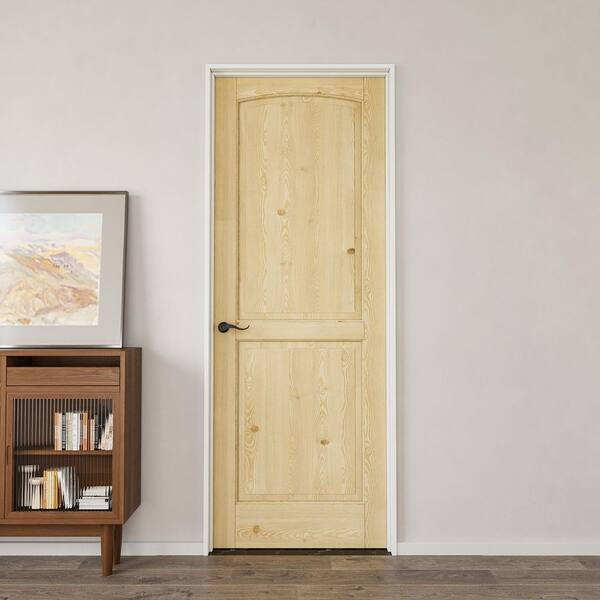 ARK DESIGN 28 in. x 80 in. Arch 2-Panel No Bore Solid Core
