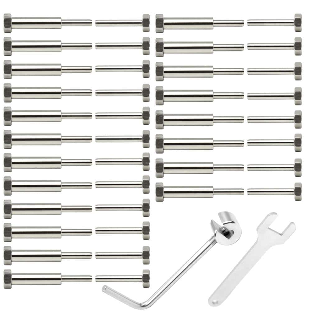 Stainless Steel Square Head 1 8 Turnbuckle Tensioner and Fixed Terminal Cable for Cable Railing System 20 Pack price history on PriceWatchPro
