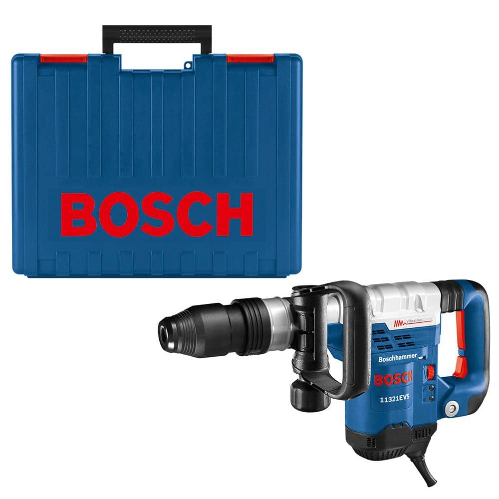 Bosch 13 Amp 1-9/16 in. Corded Variable Speed SDS-Max Concrete Demolition  Hammer with Carrying Case 11321EVS