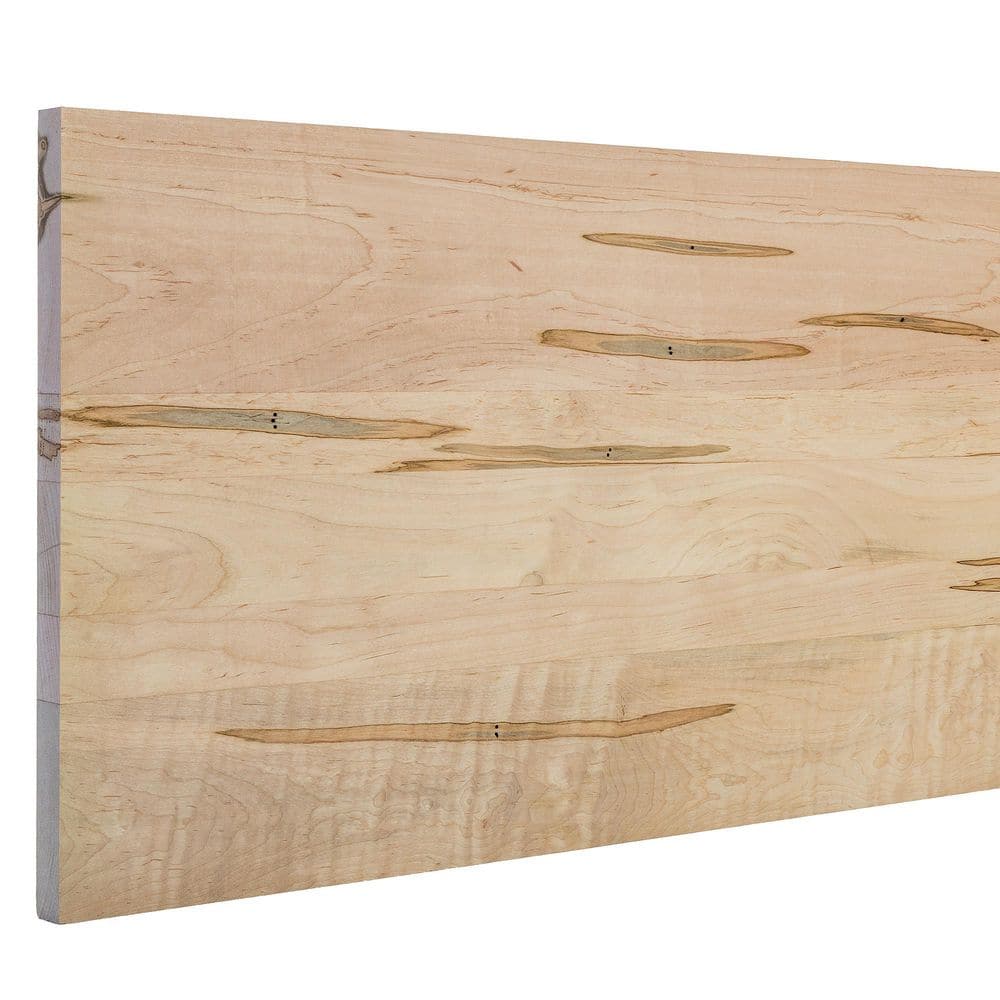 1 in. T X 16 in. W x 3 ft. L Edge Glued Unfinished Ambrosia Maple Hobby Board price history on PriceWatchPro
