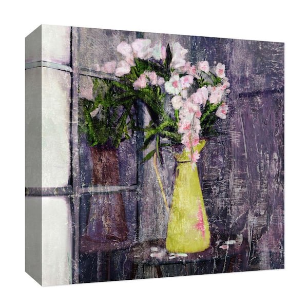 PTM Images Yellow Vase'' Canvas Abstract Wall Art 15 in. x 15 in.