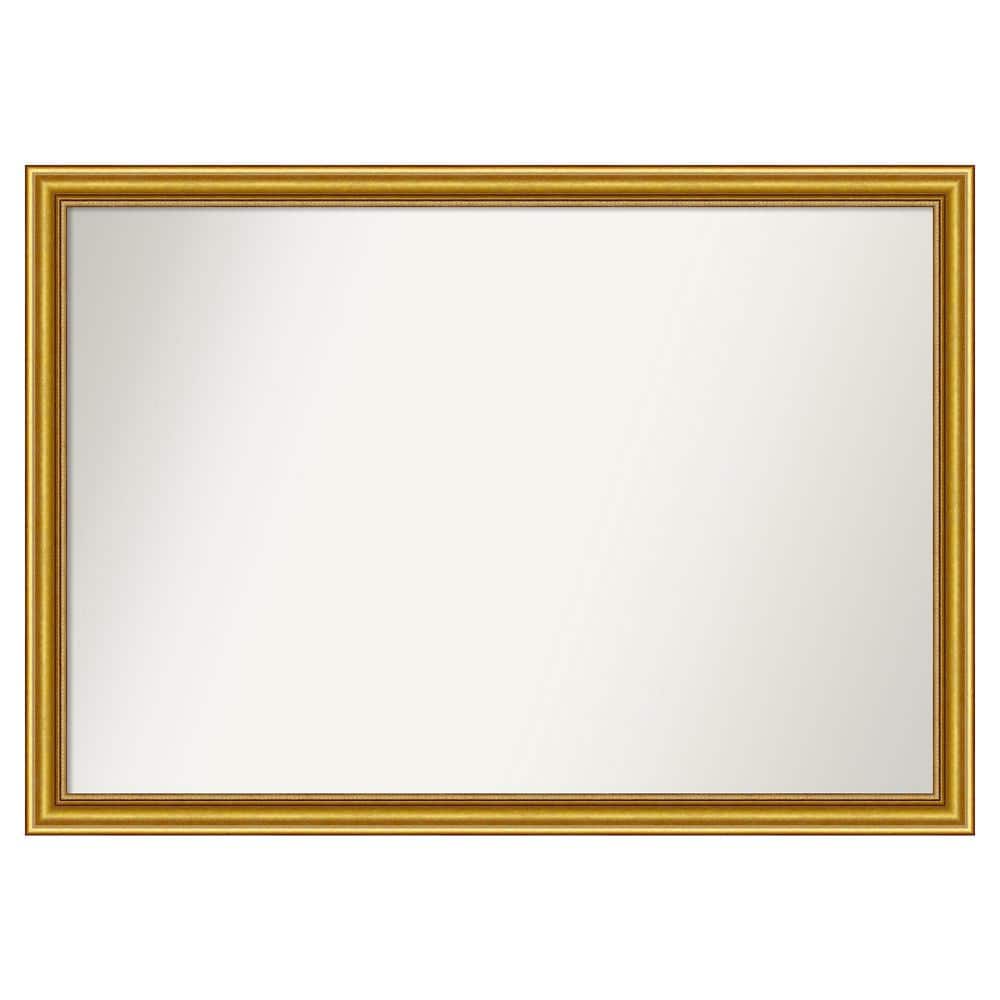 Townhouse Gold 47.75 in. x 33.75 in. Custom Non-Beveled Wood Framed Batthroom Vanity Wall Mirror price history on PriceWatchPro