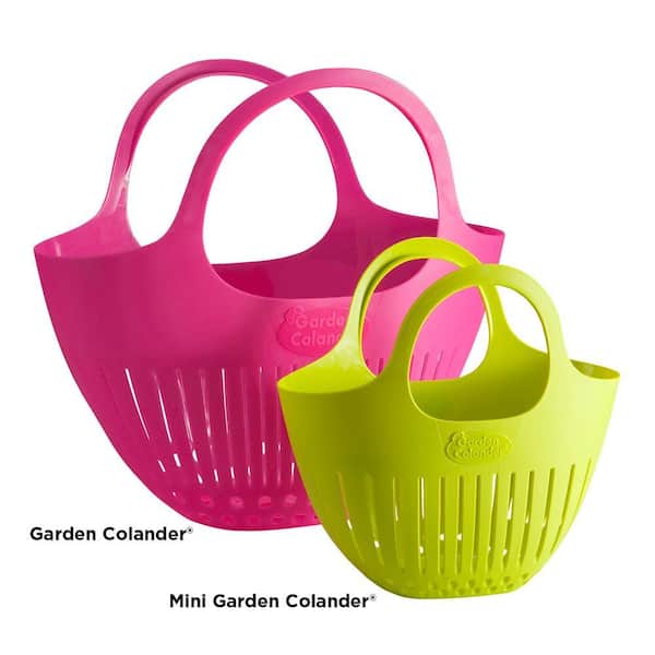 Hutzler Green Mini Garden Colander Harvest Basket (2-Pack) 3779