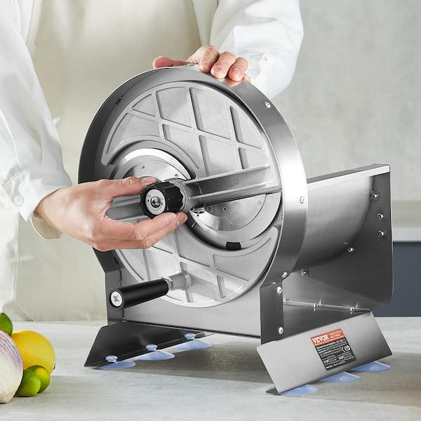VEVOR Manual Vegetable Fruit Slicer 0 to 0.5 in. Thickness VEVOR Manual Vegetable Fruit Slicer 0 to 0.5 in. Thickness