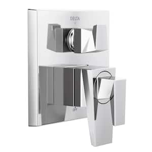Trillian 2-Handle Wall-Mount 3-Function Diverter Valve Trim Kit in Lumicoat Chrome (Valve Not Included)