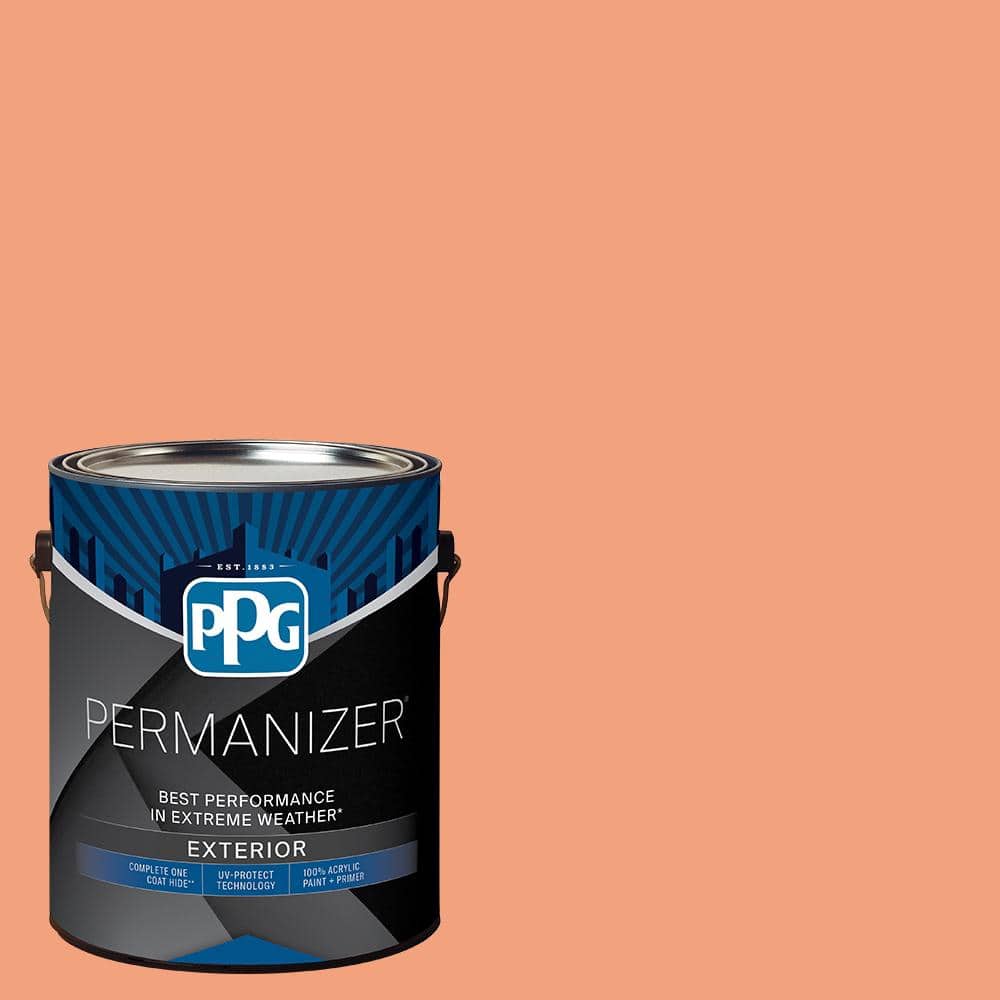 1 Gal. PPG1195-5 Coral Silk Satin Exterior Paint product image for price tracking