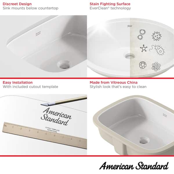 American Standard Aspirations 20 in. x 15.5 in. Undermount