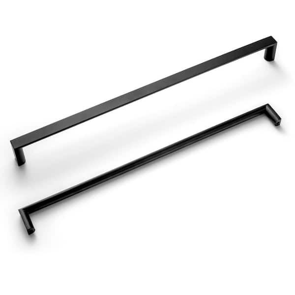 6-Pack 11-5/16 in. (288mm) Matte Black Zinc Alloy Cabinet Bar Pulls