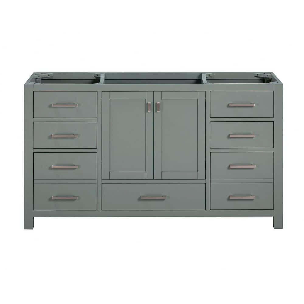 Modero 60 in. Bath Vanity Cabinet without Top in Smoke Green Assembled price history on PriceWatchPro