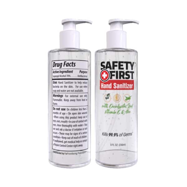 SAFETY WERCS 8 oz. Hand Sanitizer (Case of 36)
