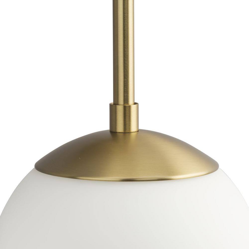 Haas 24" Brushed Bronze 2-Light Wall Sconce with Opal Glass