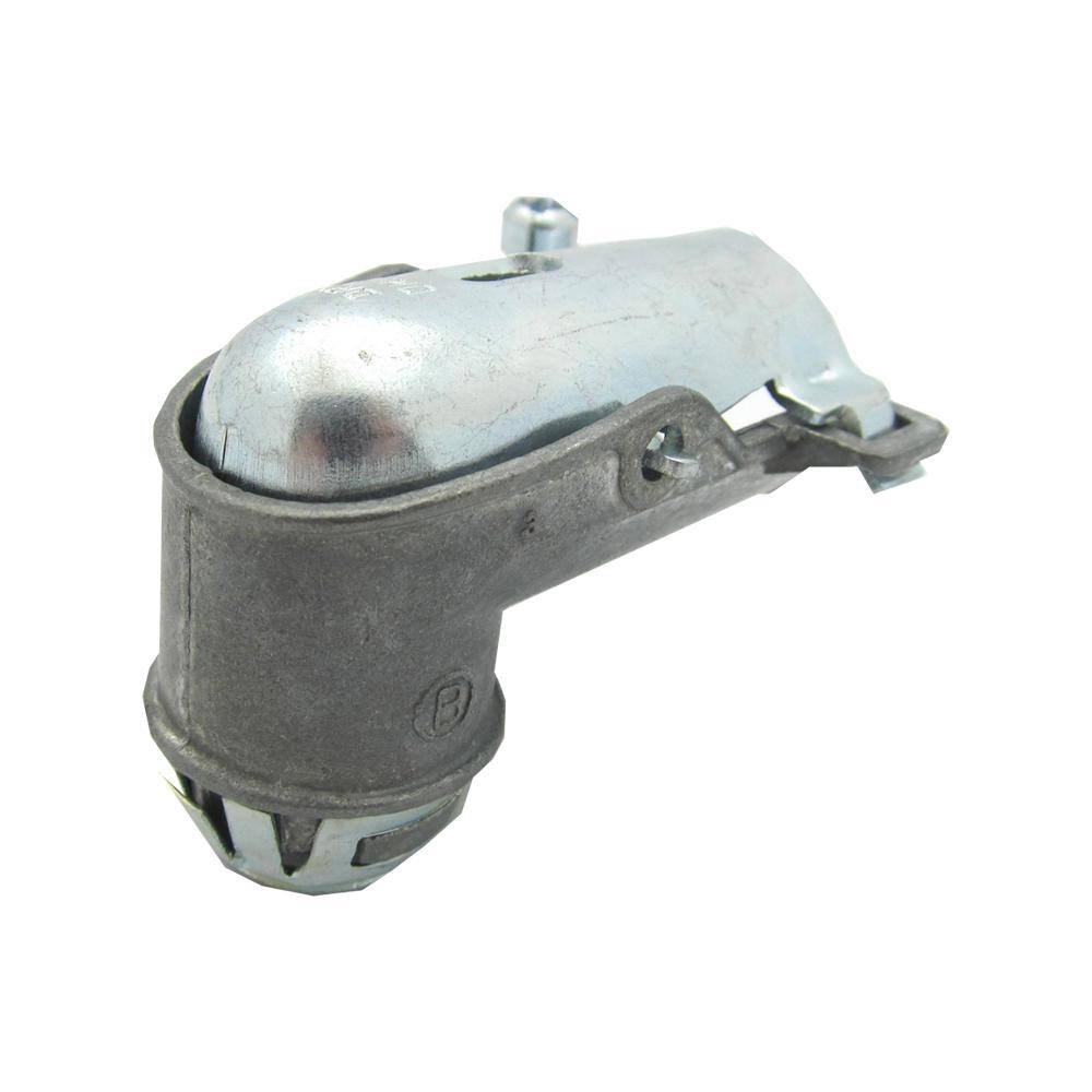 BRIDGEPORT 3/8 in. EZ LOCK Snapin 90Degree Single Screw Non