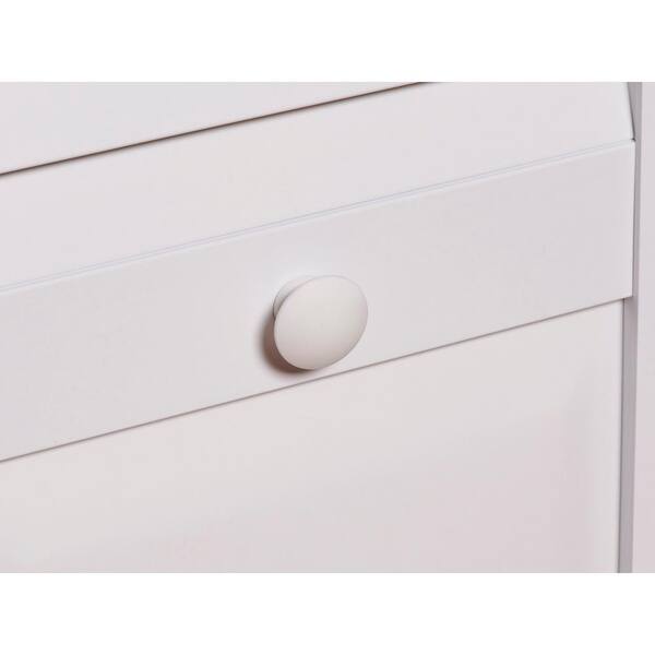 Pinecroft 64 in. x 80 in. Seabrooke Louver Over Panel White Hollow