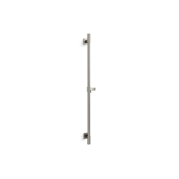 Kohler Awaken 36 In Deluxe Slide Bar In Vibrant Brushed Nickel K 98343 Bn The Home Depot 0702