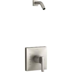 Honesty 1-Handle Shower Valve Trim Kit in Vibrant Brushed Nickel (Valve and Shower Head Not Included)