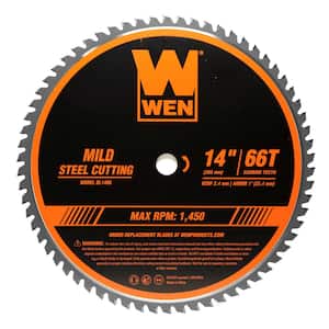 14 in. 66-Tooth Carbide-Tipped Professional Metal Saw Blade for Mild Steel Cutting