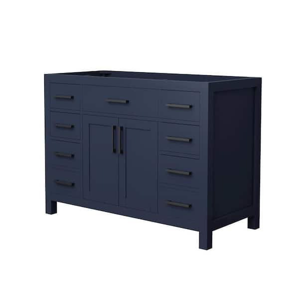 Beckett 47.25 in. Bath Vanity Cabinet without Top in Dark Blue