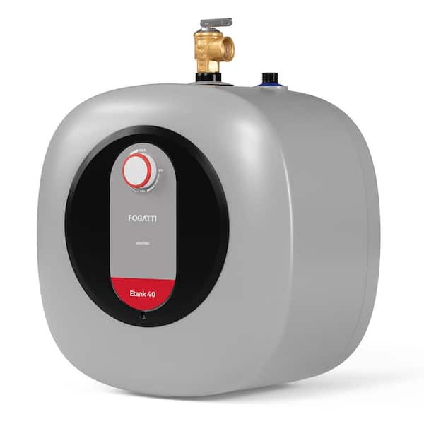 FOGATTI Etank 40 4 Gal. Compact 1440-Watt Element Point of Use Mini-Tank Electric Water Heater Under Sink with Warranty Offered