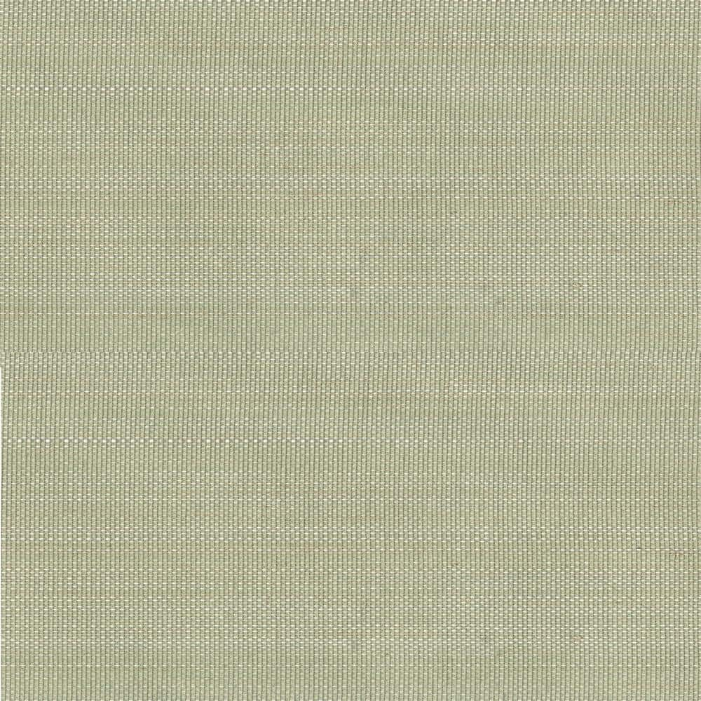 Kenneth James Mitta Light Green Grasscloth Wallpaper  36-in by 24-ft  72 sq. ft