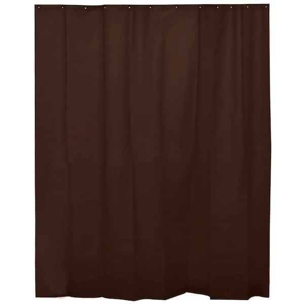 Brown Bath Shower Curtain 1101160, What Material Are Shower Curtain Liners Made Of Gel