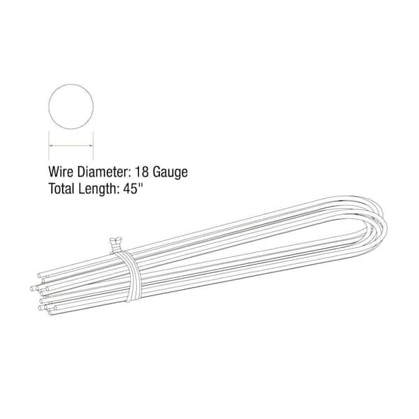 Grip-Rite 18-Gauge Galvanized U-Hank Wire GWU18 - The Home Depot