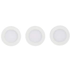 3-Light LED White Puck Light Kit