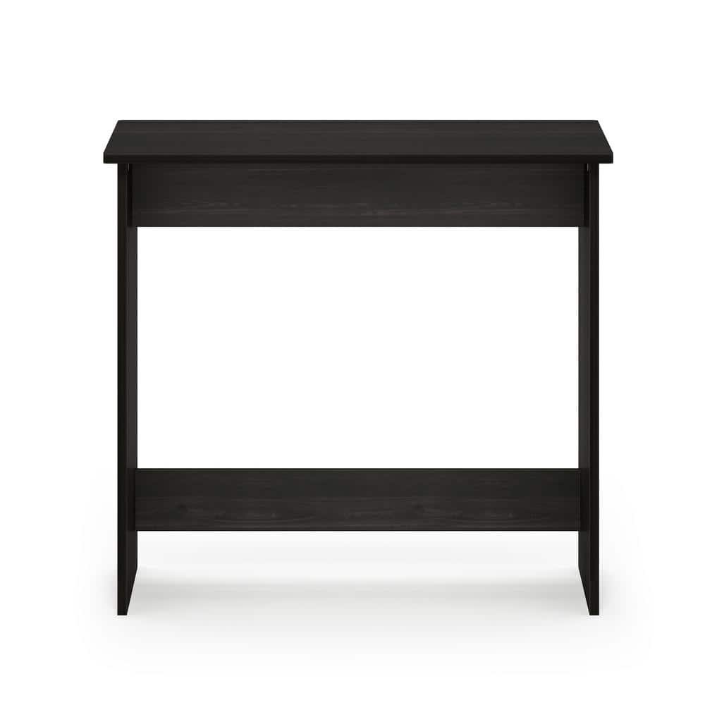Espresso Wood Rectangular Study Table with Safe Round Edges